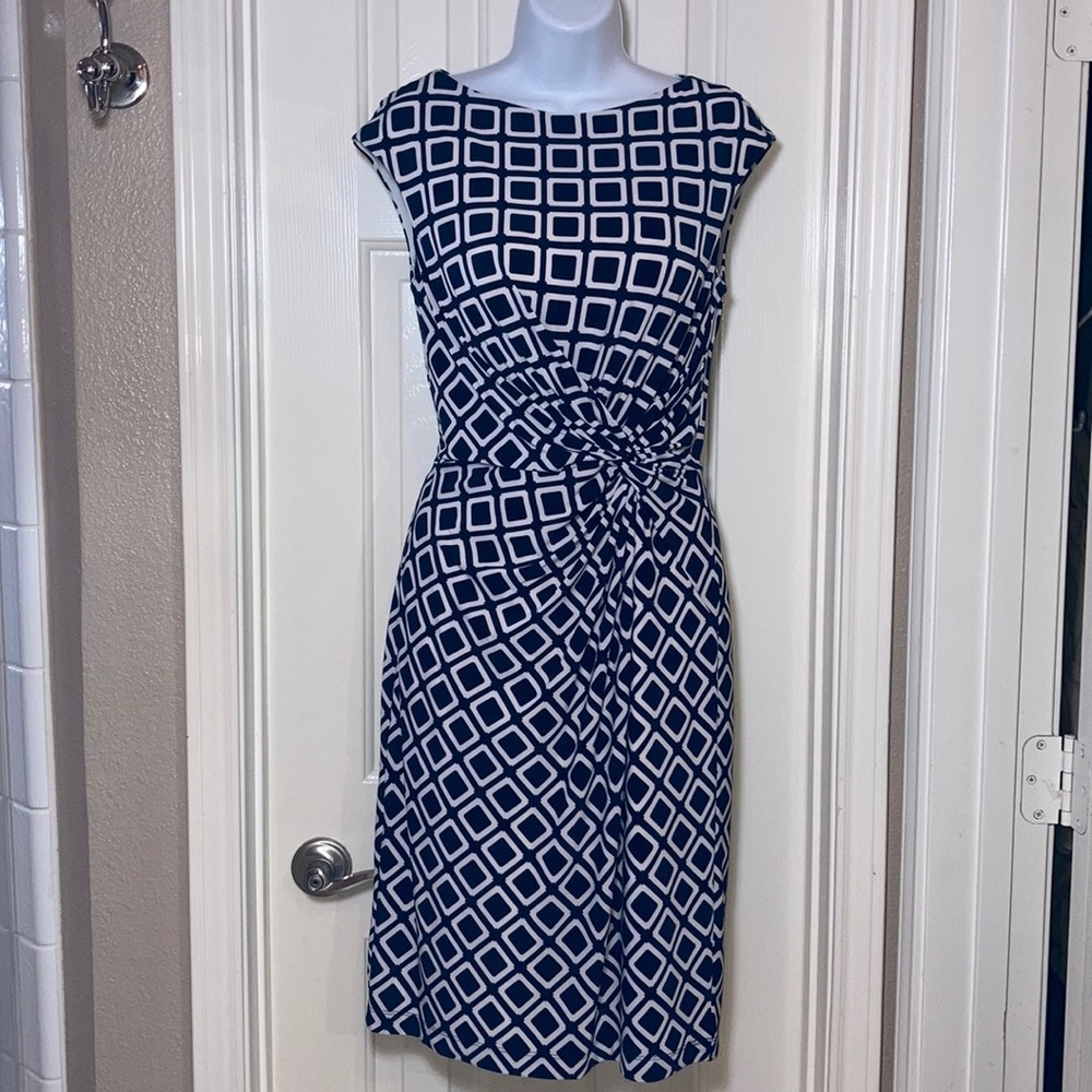 Ralph Lauren Navy/White Dress